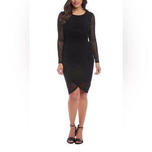 NWT Karen Kane Mesh Sleeve LBD- Small Medium